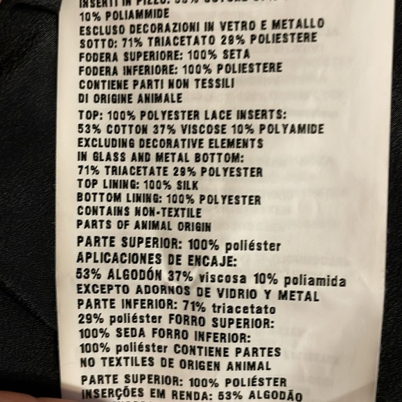 Miu Miu Mini~dress Silk, Lace, Crystal Embellishments, Length👌, Check! - Picture 15 of 15